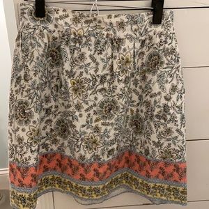 Linen Blend Skirt
